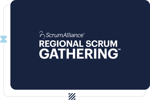 Logotipo do evento Regional Scrum Gathering Rio